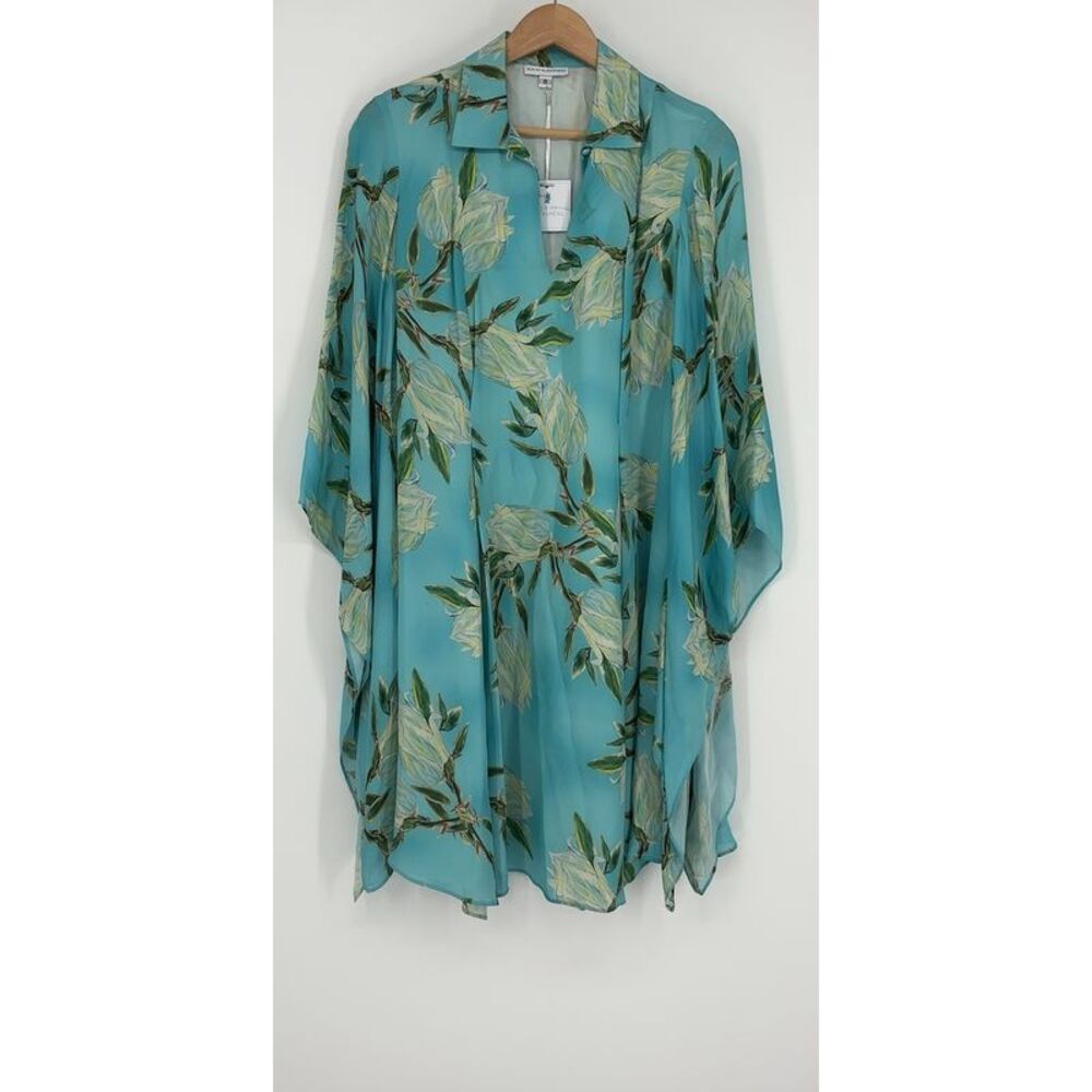 Saks Fifth Avenue Blue Silk Dress